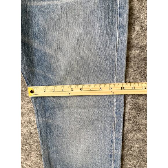 Levi Strauss 501 Jeans Mens 38 waist 32 inseam Button Fly Wide Leg Boot Denim - Picture 3 of 10